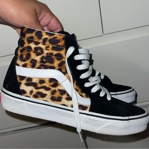 Cheetah print vans